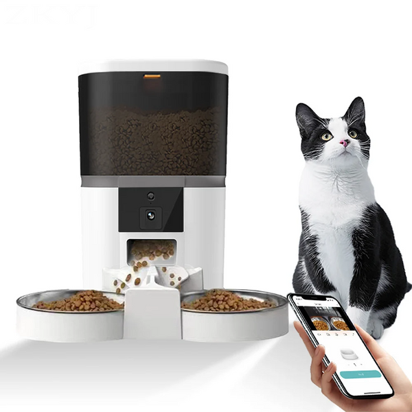 4L Automatic Pet Feeder With HD Camera