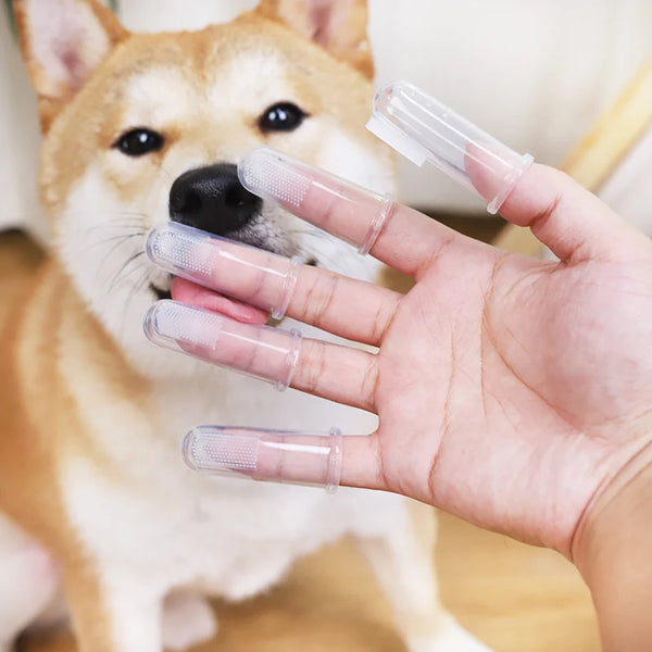 Silicone Gel Pet Finger Toothbrush