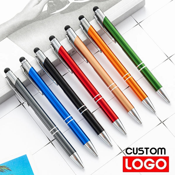 100 50 20 Pcs Personalized Gift Ideas Metal For Party Gifts Ballpoint Pen Custom Logo Products Business Advertising School Items